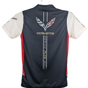Chevrolet Corvette Racing Polo Shirt Men's Short Sleeve Performance Logo